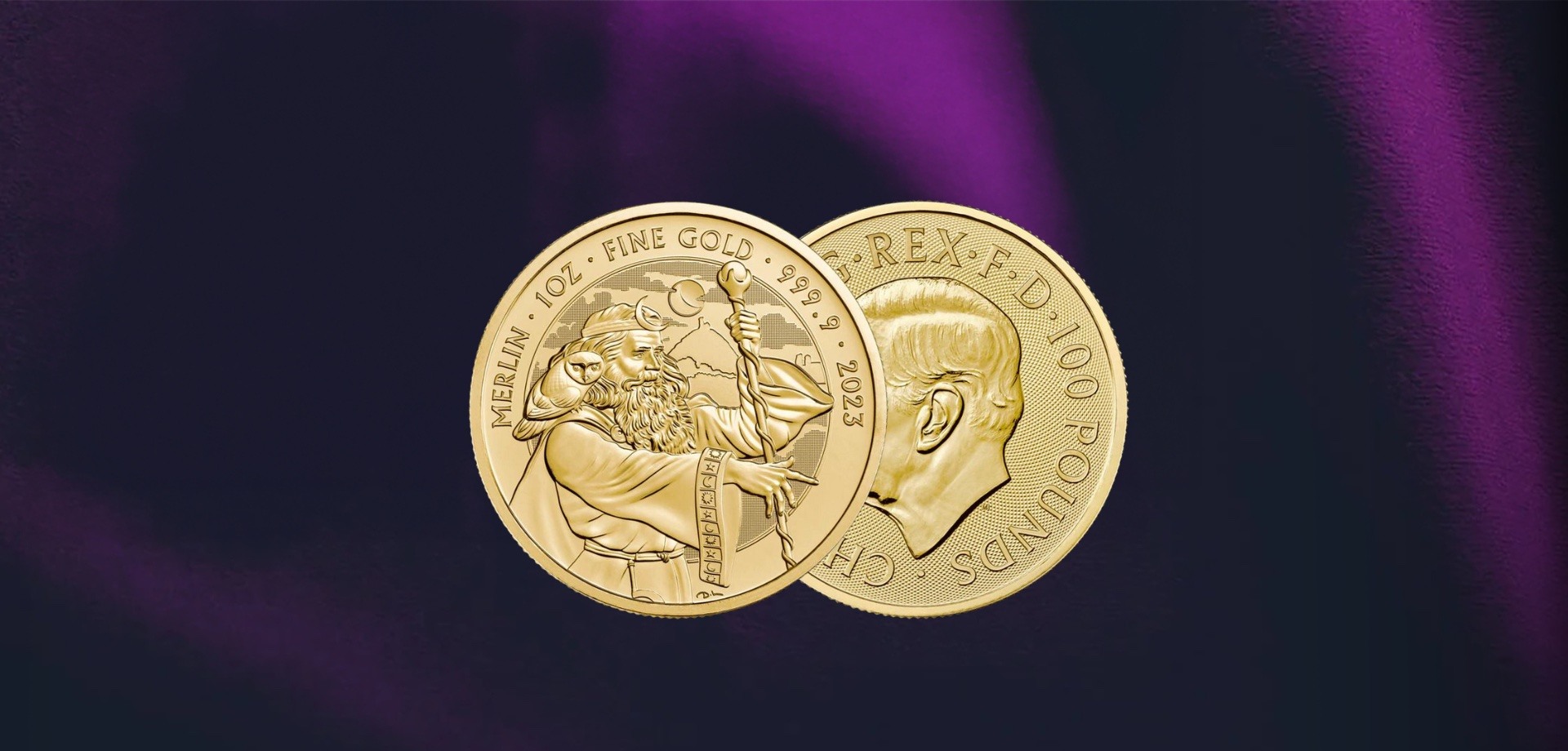 1oz Merlin Myths and Legends coin